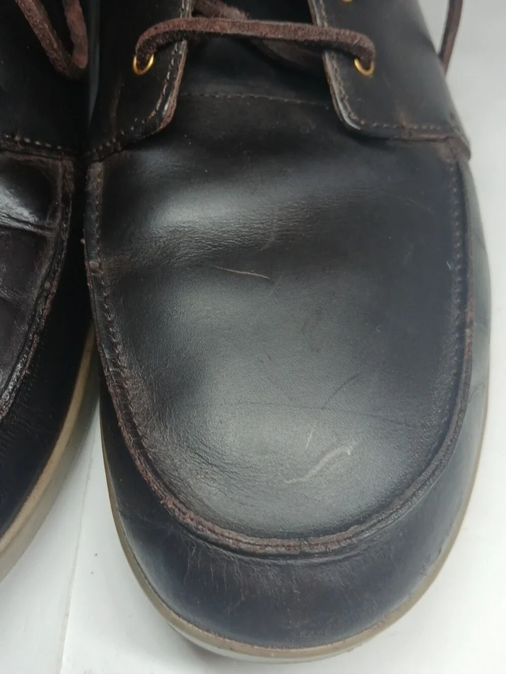Men's Reef Casual Leather Chukka Boots - Brown Lightweight